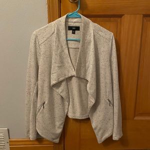 Cream white and black sweater coverup extra small.